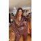 Kahve Luxury Pijama Takımı