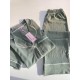 Kısa Kollu Pijamalar-Khaki Green Gömlek Pantolon Pijama Takımı Kısa Kollu Pijamalar-Khaki Green Gömlek Pantolon Pijama Takımı
