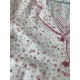 Flowers Beyaz Organik Müslin Şortlu Takım Flowers Beyaz Organik Müslin Şortlu Takım