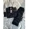 Luxury Siyah İpek Saten Pijama Takımı